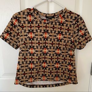 Short-Sleeve Crop Top Tee